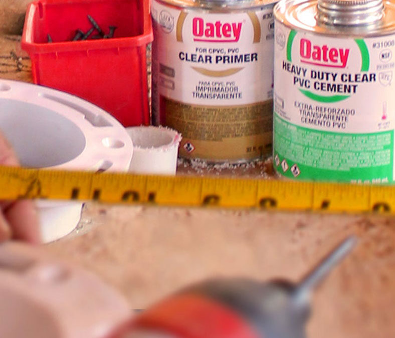 primer and cement by Oatey